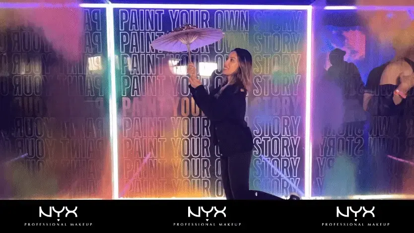 NYX MakeUp Experiential Brand Activation by by GC Event Studio