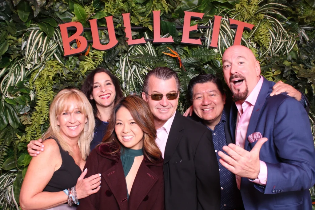 Group photo at Bulleit brand activation.