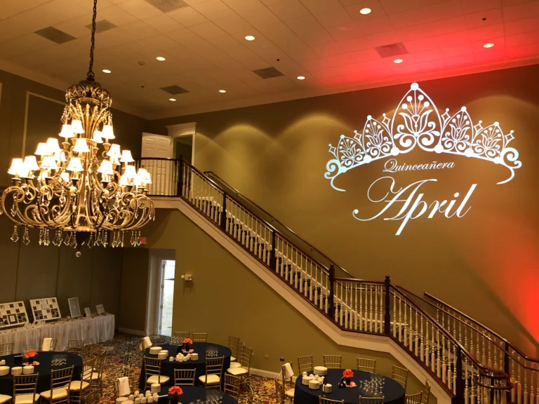 Corporate event lighting by GC Event Studio