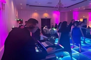 led floor dj