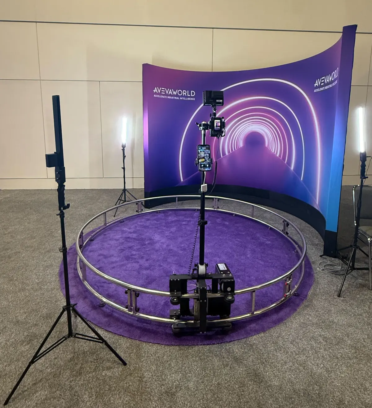 Aveva World 2025 360 Booth Setup