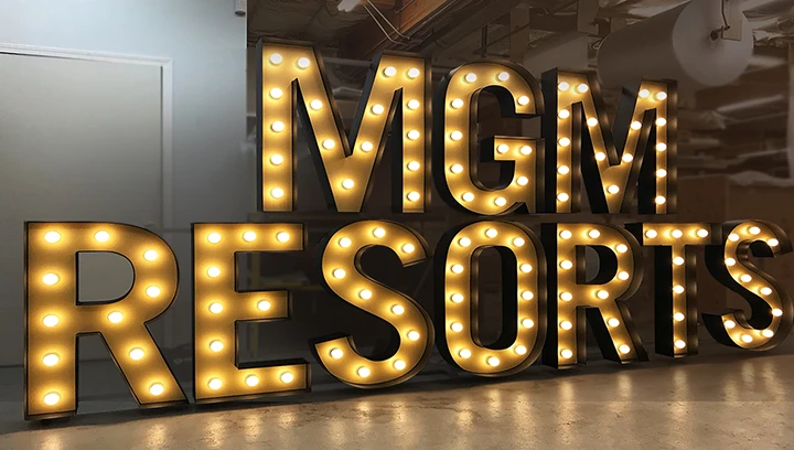 Light-Up Letters for Product Launches