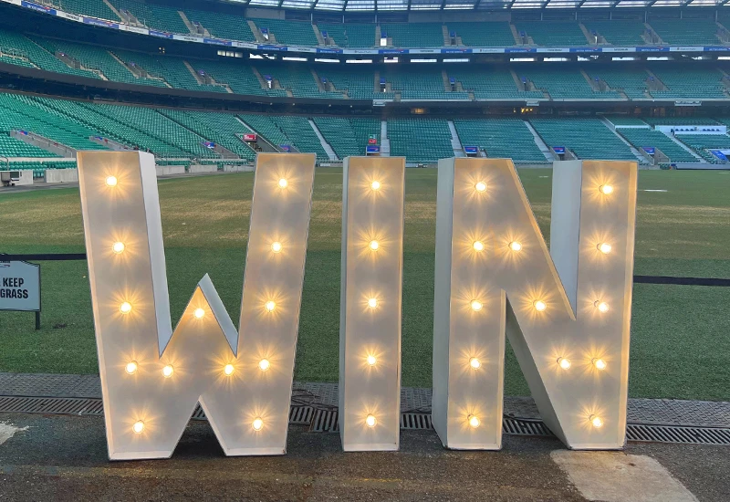 Huge Light-Up Letters