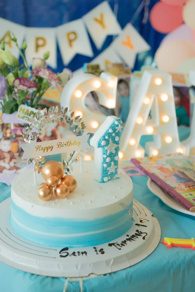 Birthday Themes with Personalized Light-Up Letters