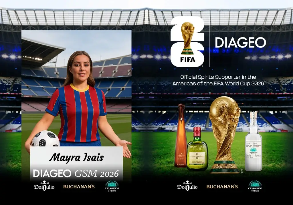 Brand activation AI photo booth with personalized FIFA Branding